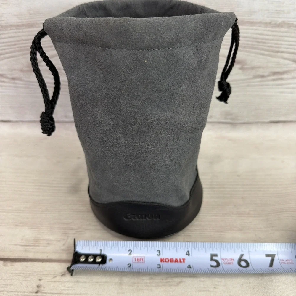 Genuine Canon LP1219 Lens Soft Pouch Drawstring Case Lens Protection Excellent